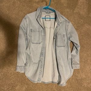 Abercrombie light jean jacket